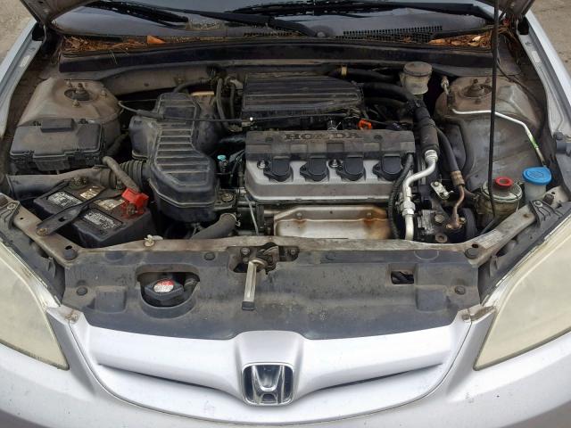 2HGES16375H547603 - 2005 HONDA CIVIC DX V SILVER photo 7