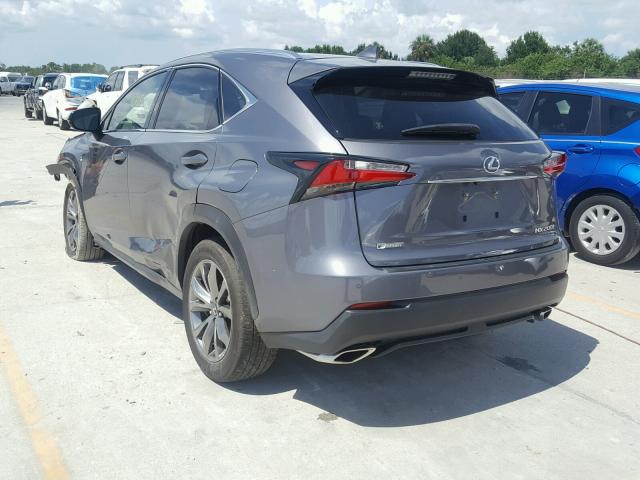 JTJYARBZ6G2024797 - 2016 LEXUS NX 200T GRAY photo 3