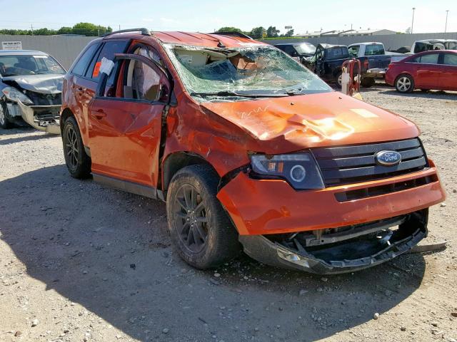 2FMDK48C67BA90373 - 2007 FORD EDGE SEL ORANGE photo 1