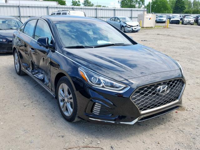 5NPE34AF5JH693238 - 2018 HYUNDAI SONATA SPO BLACK photo 1