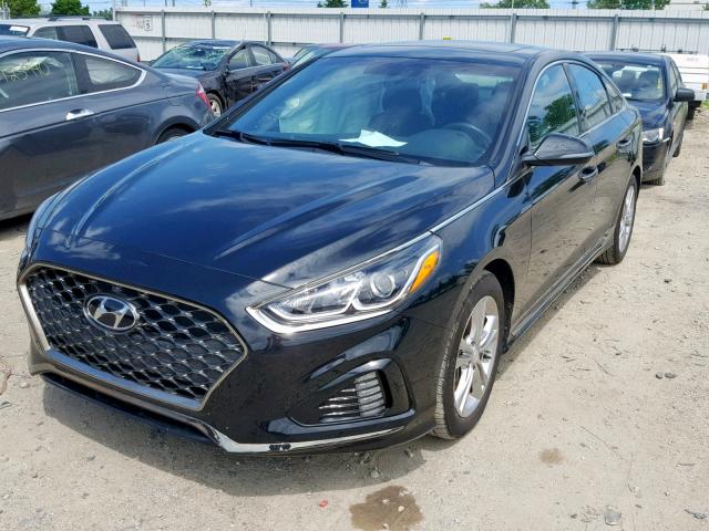 5NPE34AF5JH693238 - 2018 HYUNDAI SONATA SPO BLACK photo 2