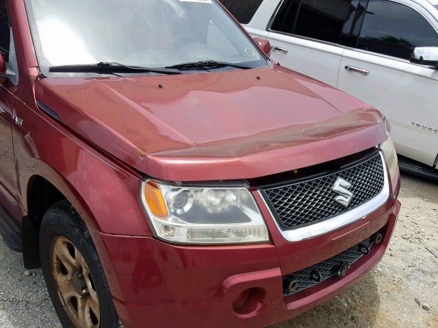 JS3TD941274205302 - 2007 SUZUKI GRAND VITA MAROON photo 9