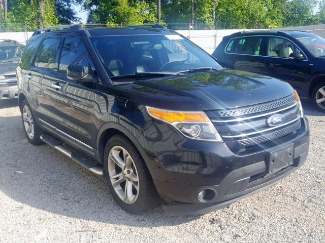 1FMHK7F86BGA00514 - 2011 FORD EXPLORER L BLACK photo 1