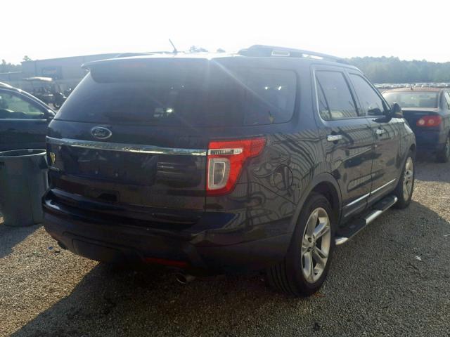 1FMHK7F86BGA00514 - 2011 FORD EXPLORER L BLACK photo 4