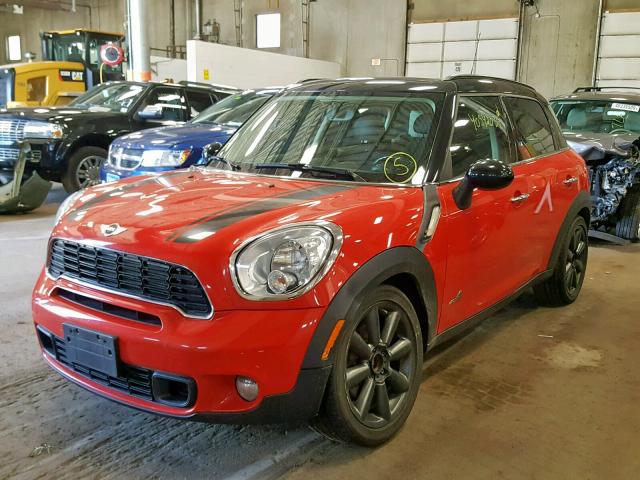 WMWZC5C53BWH99615 - 2011 MINI COOPER S C RED photo 2