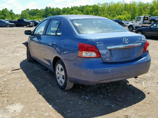 JTDBT923081230655 - 2008 TOYOTA YARIS BLUE photo 3