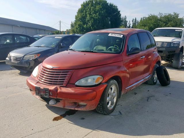 3C8FY68B64T210718 - 2004 CHRYSLER PT CRUISER RED photo 2