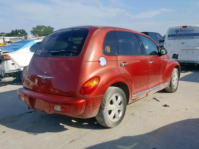 3C8FY68B64T210718 - 2004 CHRYSLER PT CRUISER RED photo 4