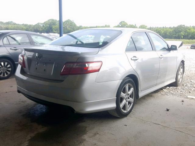 4T1BE46K87U035037 - 2007 TOYOTA CAMRY NEW SILVER photo 4