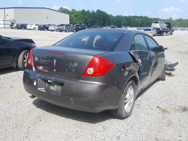 1G2ZF58B774211468 - 2007 PONTIAC G6 VALUE L GRAY photo 4