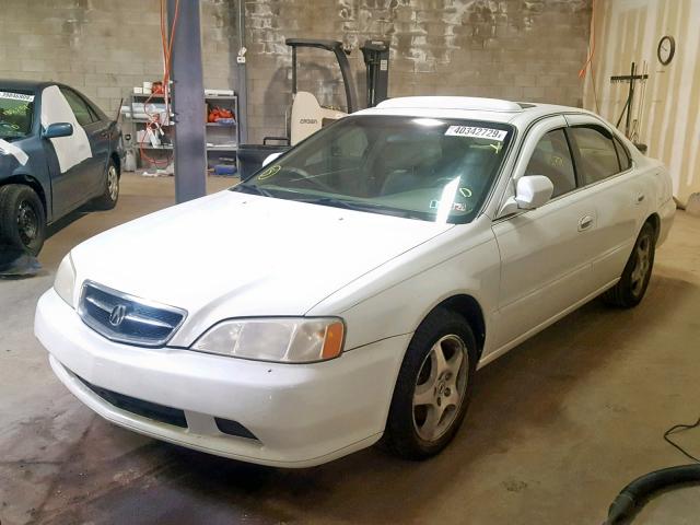 19UUA56601A016476 - 2001 ACURA 3.2TL WHITE photo 2