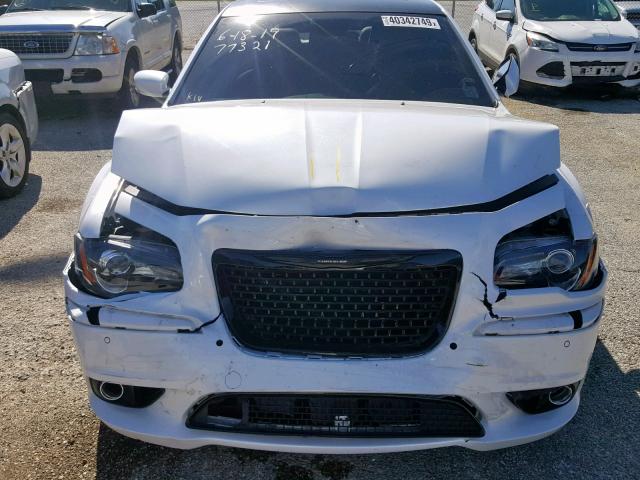 2C3CCAFJ4DH587500 - 2013 CHRYSLER 300 SRT-8 WHITE photo 7