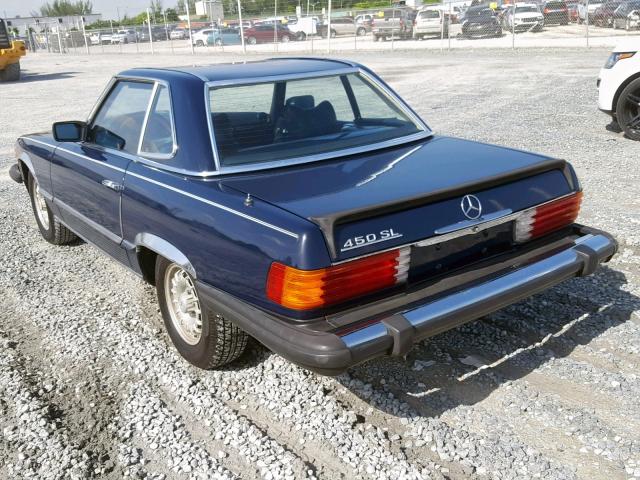 10704412024560 - 1975 MERCEDES-BENZ 450SL BLUE photo 3