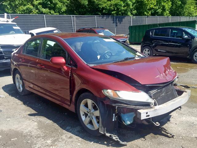 19XFA1F62BE031172 - 2011 HONDA CIVIC LX-S RED photo 1