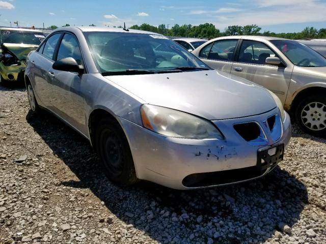 1G2ZF57B984290936 - 2008 PONTIAC G6 VALUE L SILVER photo 1