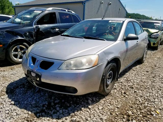 1G2ZF57B984290936 - 2008 PONTIAC G6 VALUE L SILVER photo 2