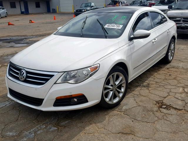 WVWHL73C19E526954 - 2009 VOLKSWAGEN CC LUXURY WHITE photo 2