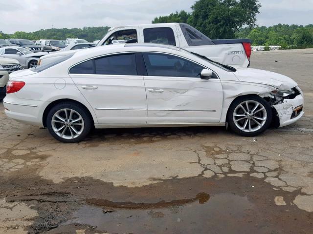 WVWHL73C19E526954 - 2009 VOLKSWAGEN CC LUXURY WHITE photo 9