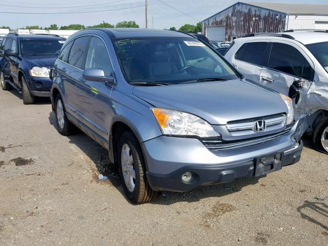 JHLRE48718C040974 - 2008 HONDA CR-V EXL BLUE photo 1