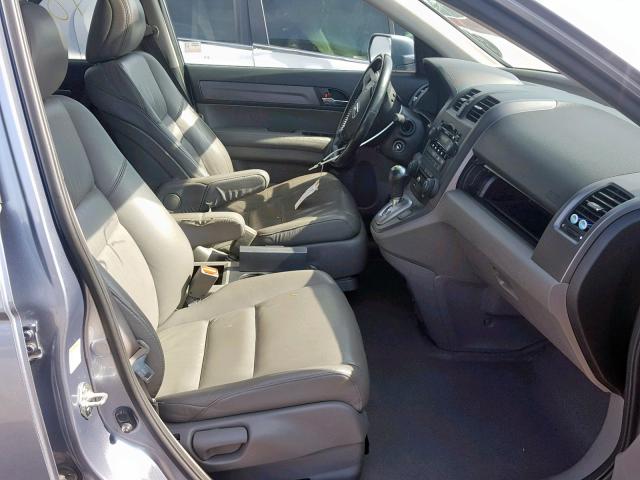 JHLRE48718C040974 - 2008 HONDA CR-V EXL BLUE photo 5