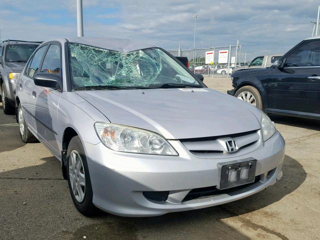 1HGES16355L017360 - 2005 HONDA CIVIC DX V TAN photo 1