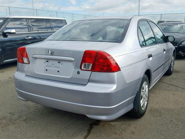 1HGES16355L017360 - 2005 HONDA CIVIC DX V TAN photo 4