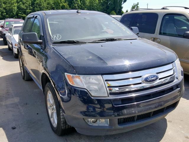 2FMDK3JC6ABA26989 - 2010 FORD EDGE SEL BLUE photo 1