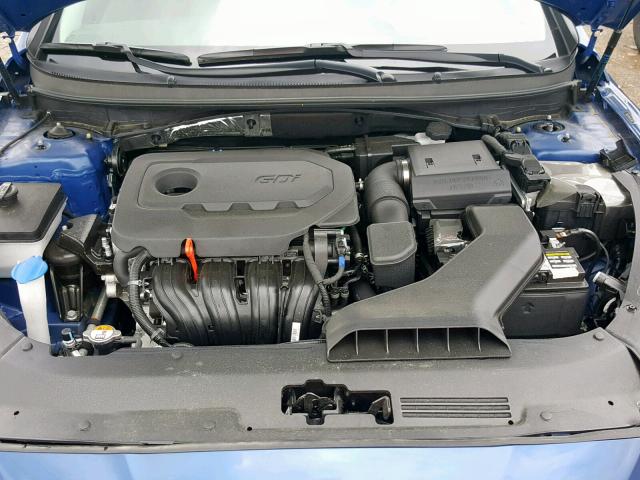 5NPE34AF4KH747887 - 2019 HYUNDAI SONATA LIM BLUE photo 7