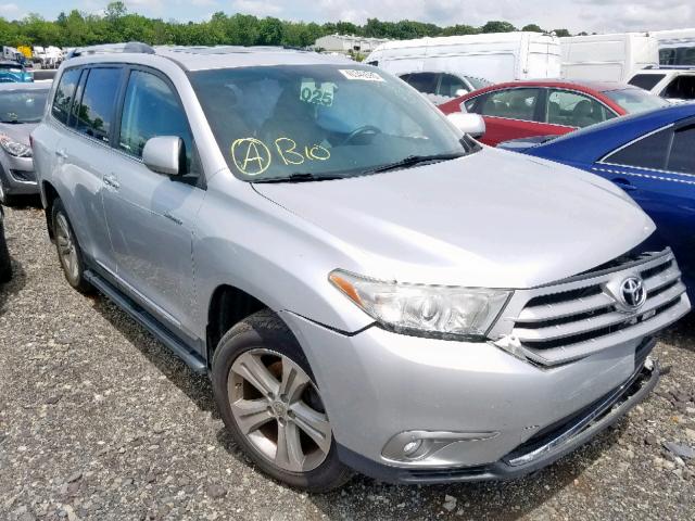 5TDDK3EH6CS150174 - 2012 TOYOTA HIGHLANDER SILVER photo 1