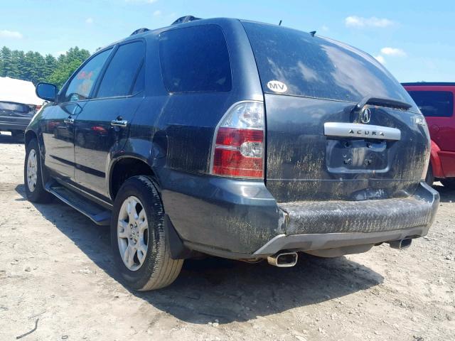 2HNYD189X6H514291 - 2006 ACURA MDX TOURIN GRAY photo 3