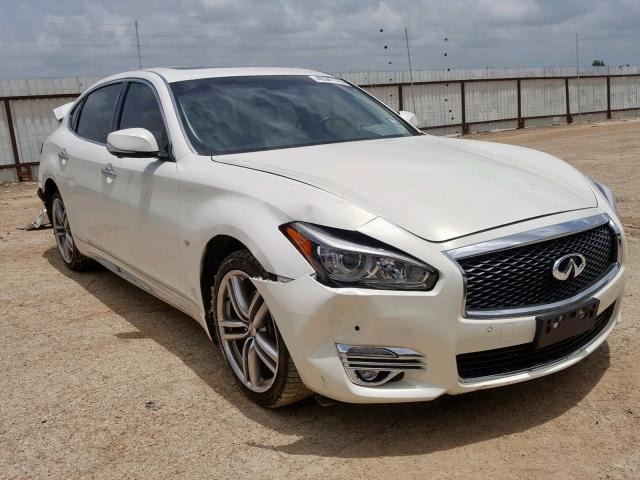 JN1BY1PP0FM601150 - 2015 INFINITI Q70L 3.7 WHITE photo 1