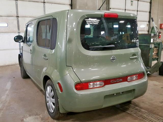 JN8AZ28R19T127171 - 2009 NISSAN CUBE BASE GREEN photo 3