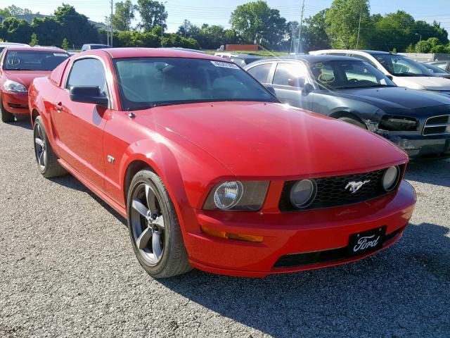 1ZVFT82H665228824 - 2006 FORD MUSTANG GT RED photo 1