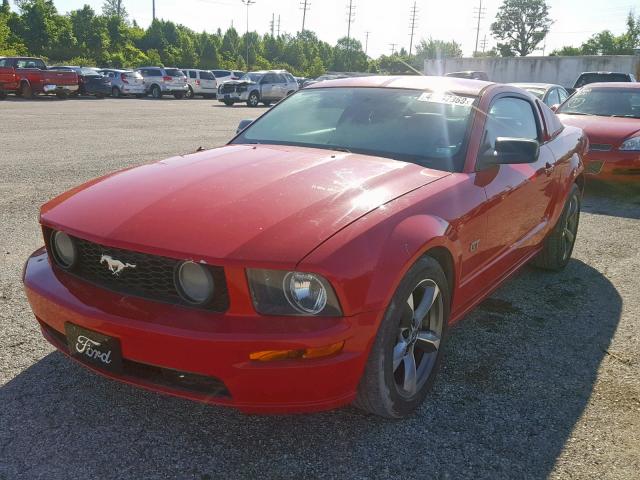 1ZVFT82H665228824 - 2006 FORD MUSTANG GT RED photo 2