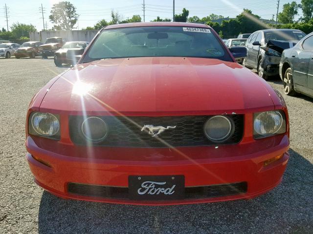 1ZVFT82H665228824 - 2006 FORD MUSTANG GT RED photo 9