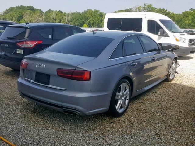 WAUDFAFC8GN020403 - 2016 AUDI A6 PREMIUM GRAY photo 4