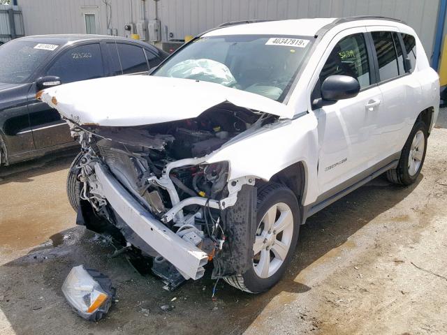 1J4NF1FB8BD201766 - 2011 JEEP COMPASS SP თეთრი ფოტო 2