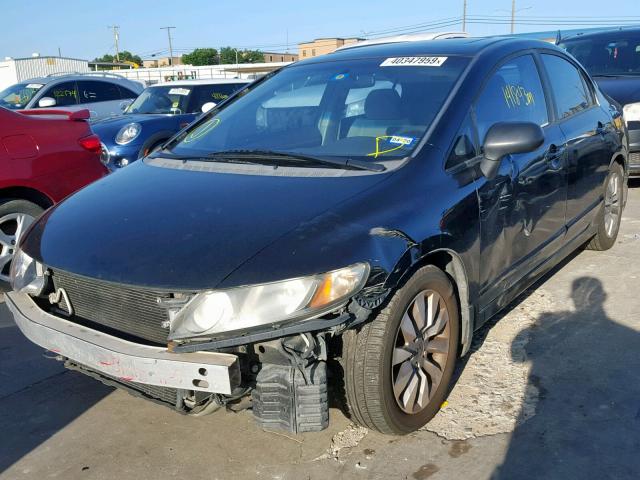 19XFA1F80AE024799 - 2010 HONDA CIVIC EX BLUE photo 2