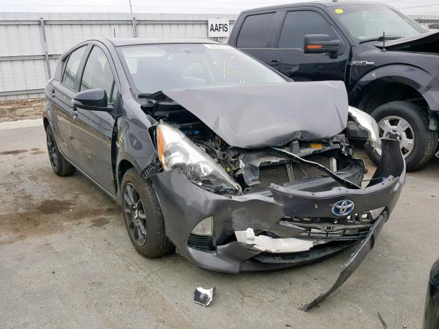 JTDKDTB39C1522906 - 2012 TOYOTA PRIUS C CHARCOAL photo 1