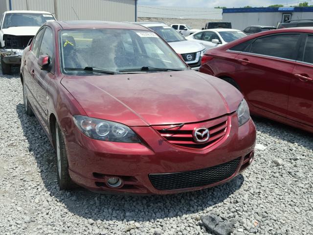 JM1BK323061413387 - 2006 MAZDA 3 S RED photo 1