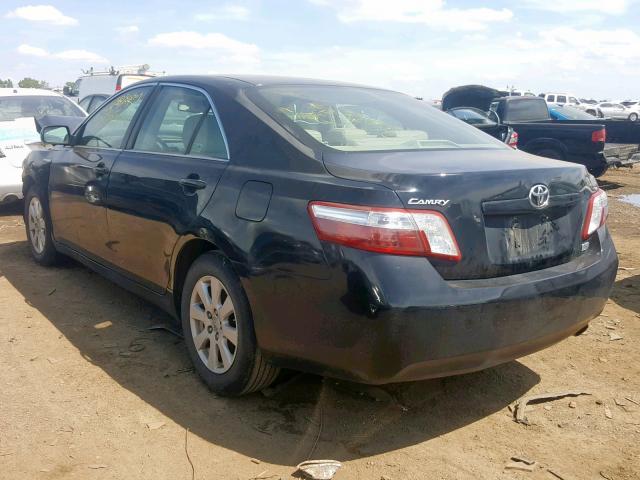 4T1BB46K89U094245 - 2009 TOYOTA CAMRY HYBR BLACK photo 3