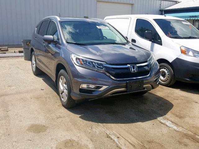 5J6RM4H70GL053658 - 2016 HONDA CR-V EXL GRAY photo 1