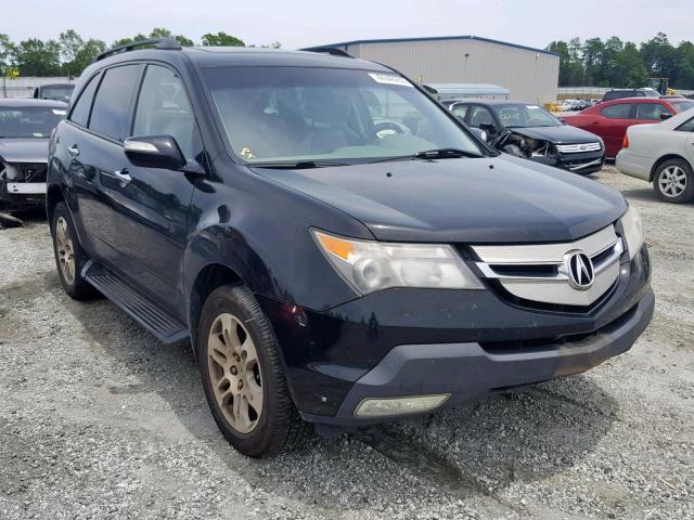 2HNYD28248H507624 - 2008 ACURA MDX BLACK photo 1