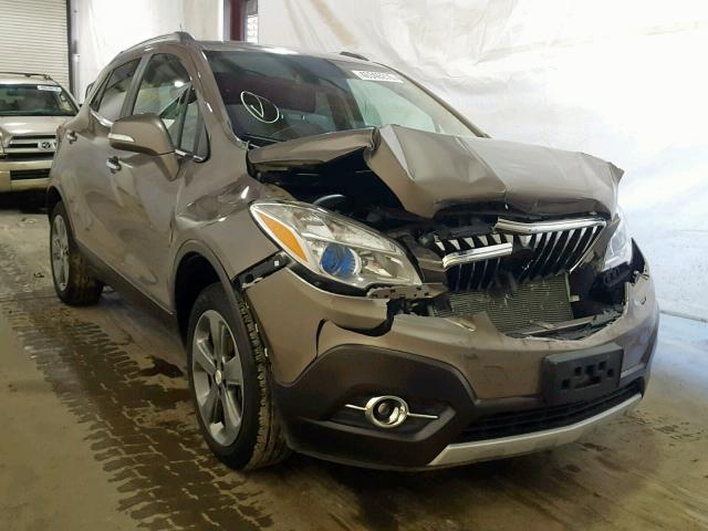 KL4CJGSB0EB615784 - 2014 BUICK ENCORE GRAY photo 1