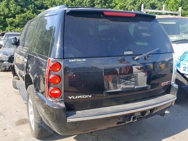 1GKFK63877J153508 - 2007 GMC YUKON DENA BLACK photo 3