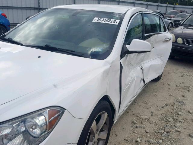1G1ZC5E00CF301592 - 2012 CHEVROLET MALIBU 1LT თეთრი ფოტო 10