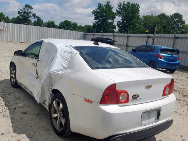 1G1ZC5E00CF301592 - 2012 CHEVROLET MALIBU 1LT თეთრი ფოტო 3