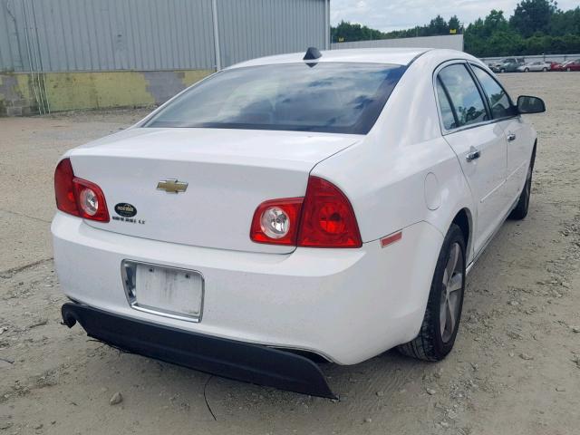 1G1ZC5E00CF301592 - 2012 CHEVROLET MALIBU 1LT თეთრი ფოტო 4