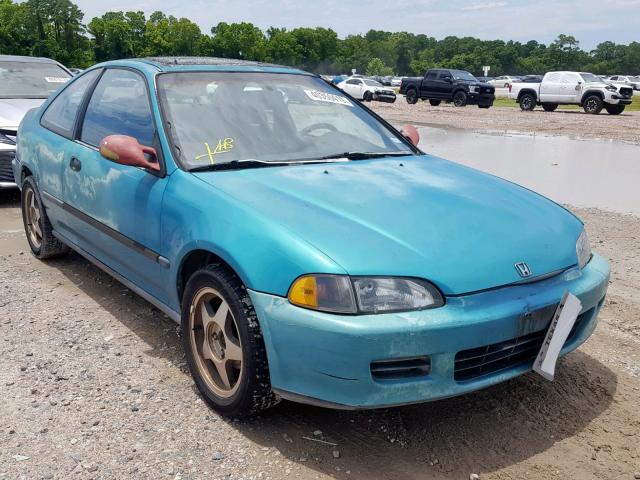 2HGEJ2244PH514682 - 1993 HONDA CIVIC DX GREEN photo 1