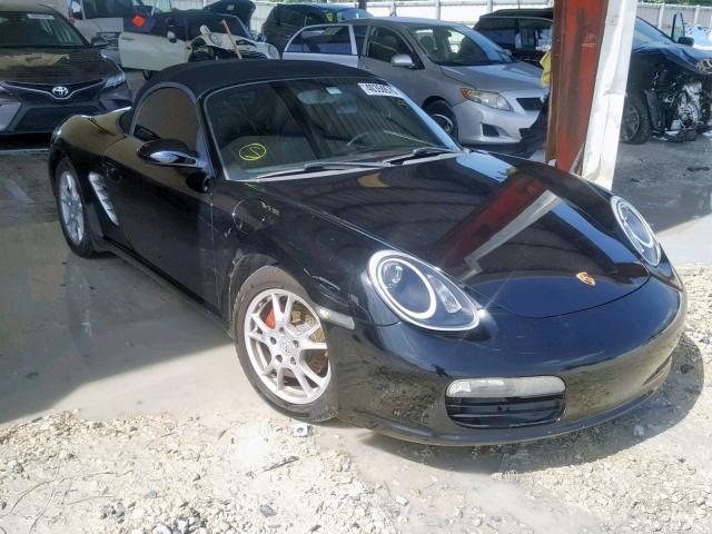 WP0CA29855S710098 - 2005 PORSCHE BOXSTER BLACK photo 1